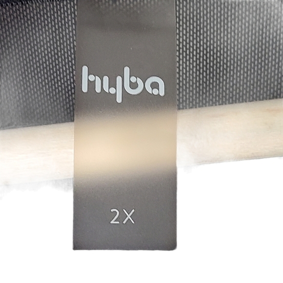 Hyba minimalist loose relaxed crew neck tee shirt ultra soft black - Picture 3 of 7